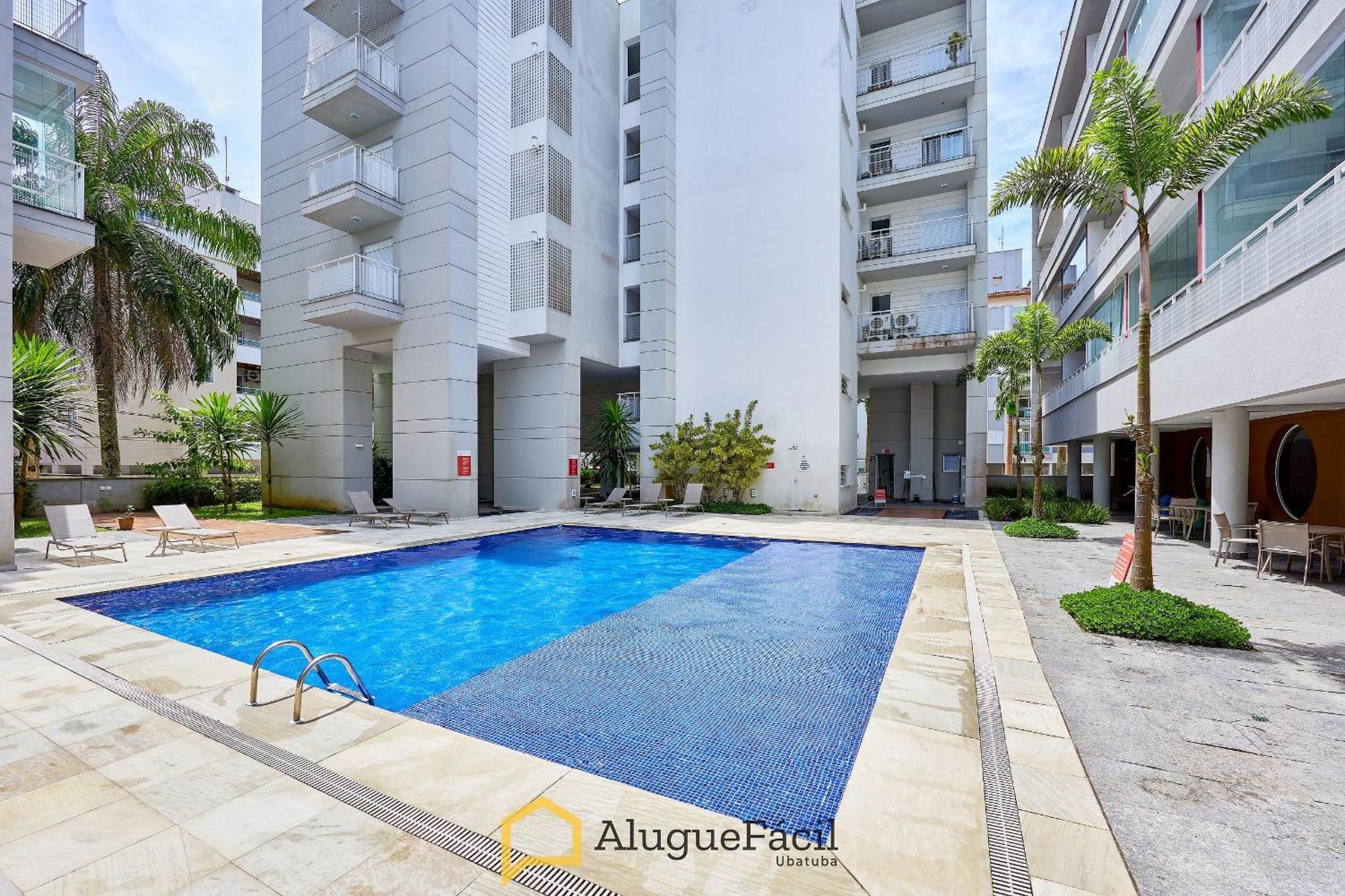 Af15 ALTO PADRÃO, WI-FI, AR, PISCINA, SAUNA, ACADEMIA, QUASE PÉ NA AREIA Ubatuba Exterior foto