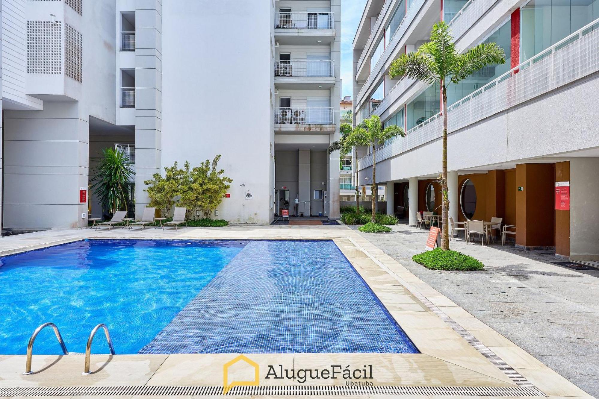 Af15 ALTO PADRÃO, WI-FI, AR, PISCINA, SAUNA, ACADEMIA, QUASE PÉ NA AREIA Ubatuba Exterior foto